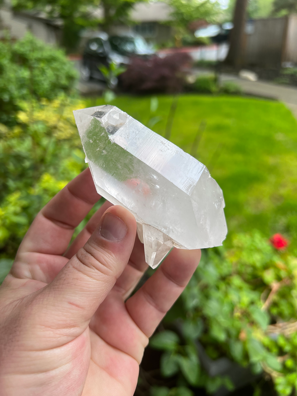 Double Terminated Quartz Point