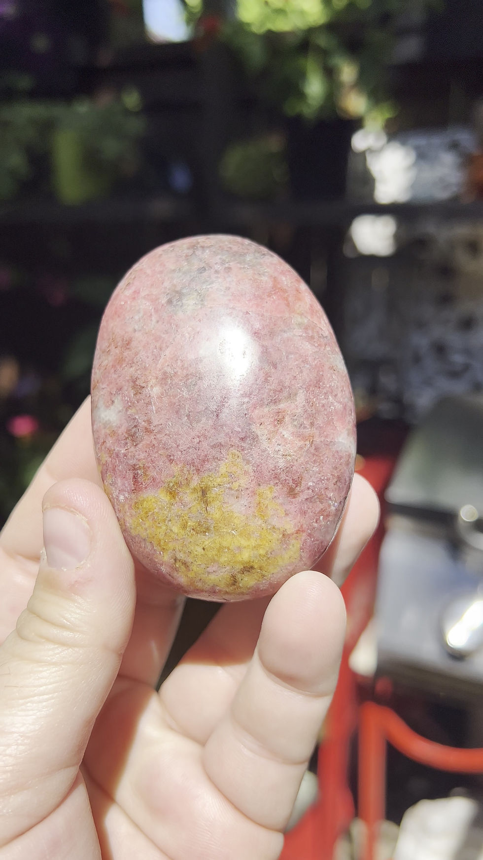 Thumbnail: Rhodonite Palm Stone