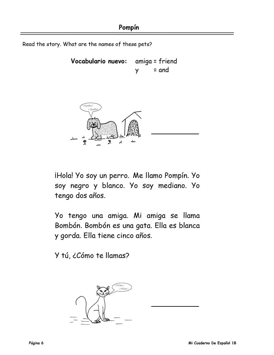 Thumbnail: Mi cuaderno de español—Book 2 (Grade 2)