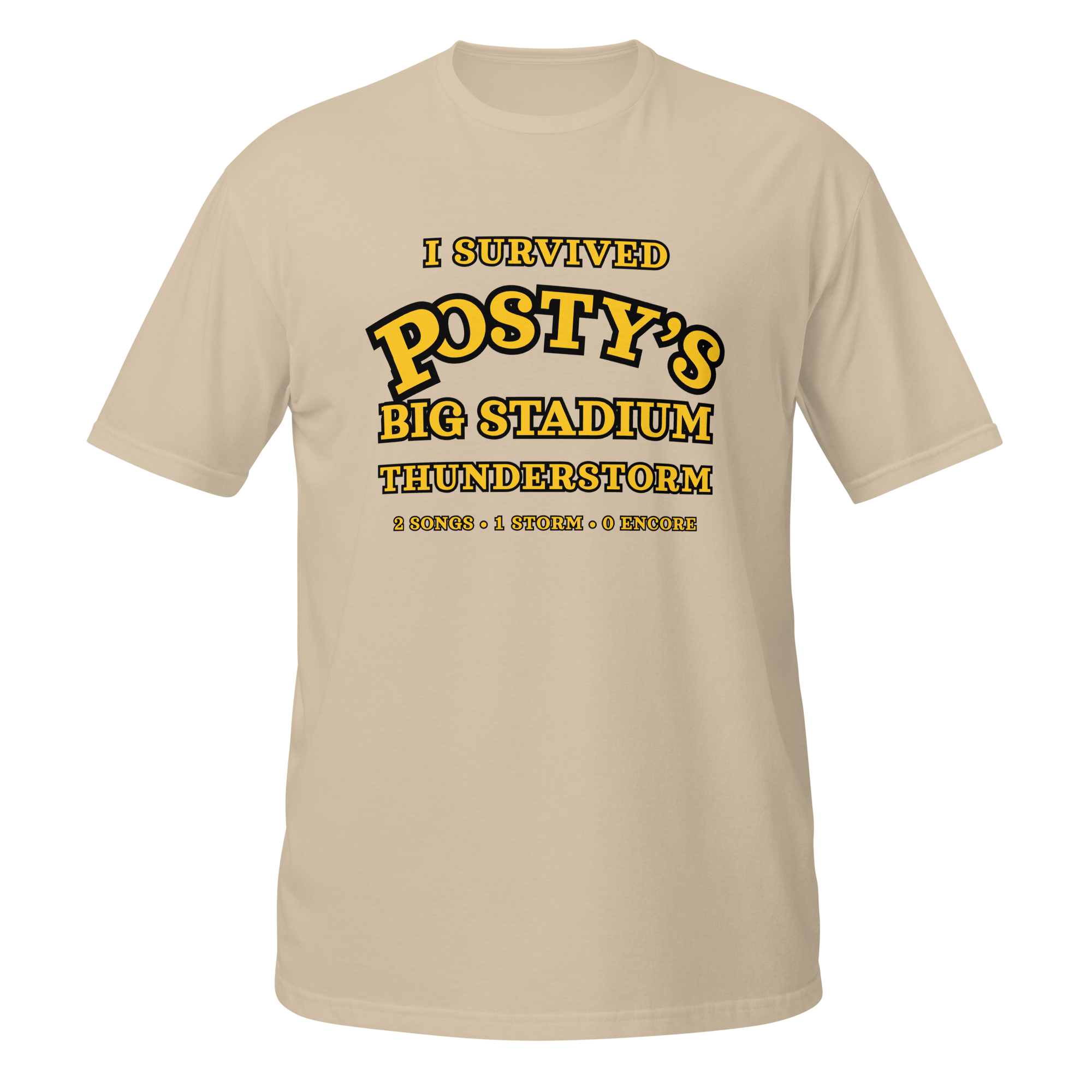 'clean version' shortest Posty concert T