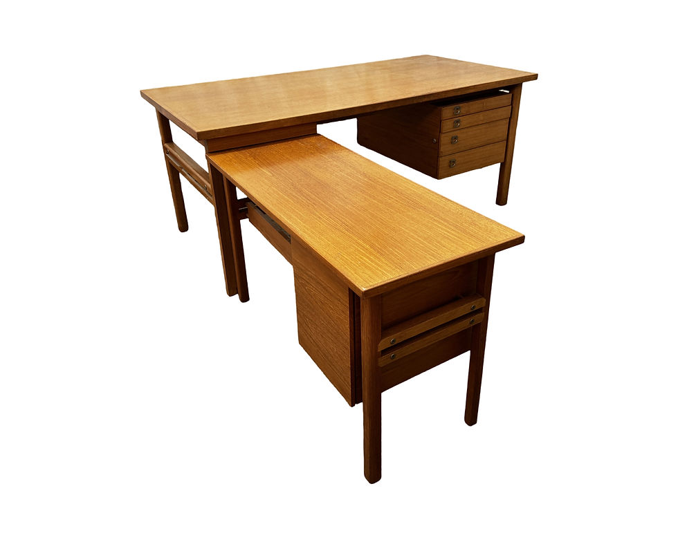 Thumbnail: Rare L-Shaped Vintage Desk by Arne Vodder for Sibast, 1960s