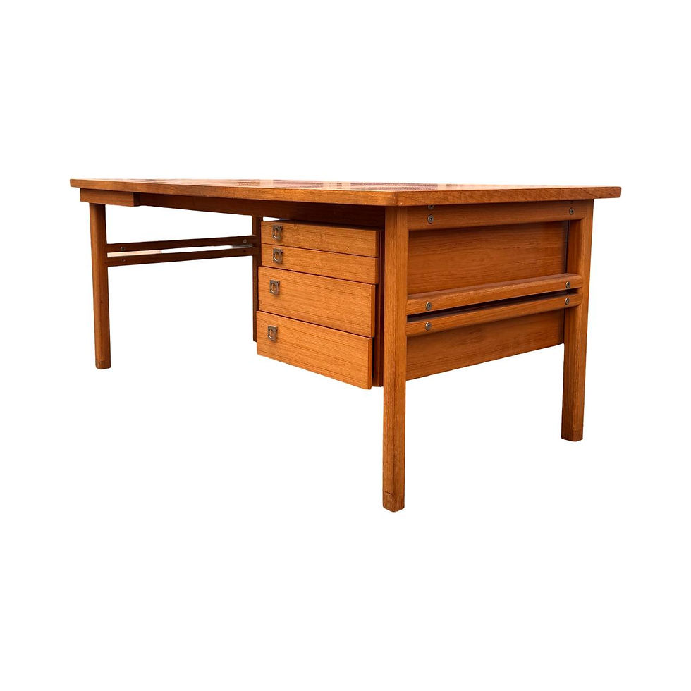Thumbnail: Rare L-Shaped Vintage Desk by Arne Vodder for Sibast, 1960s
