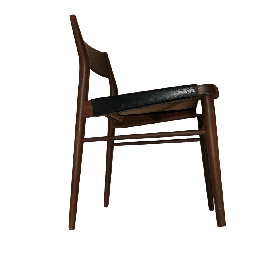 Thumbnail: Set: 6 teak dining chairs, Model 351 by Georg Leowald for Wilkhahn, Germany 1956