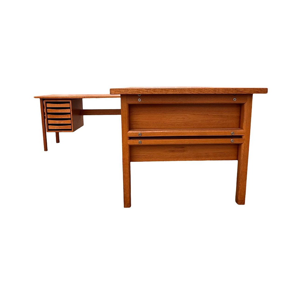 Thumbnail: Rare L-Shaped Vintage Desk by Arne Vodder for Sibast, 1960s