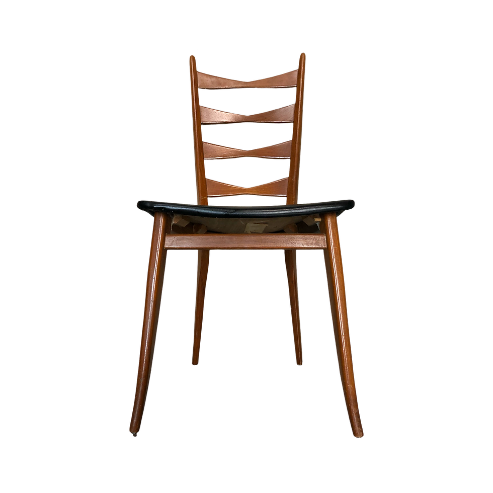 Thumbnail: Set of 6 Teak Dining Chairs, Wilhelm Benze GmbH, Germany, 1960s