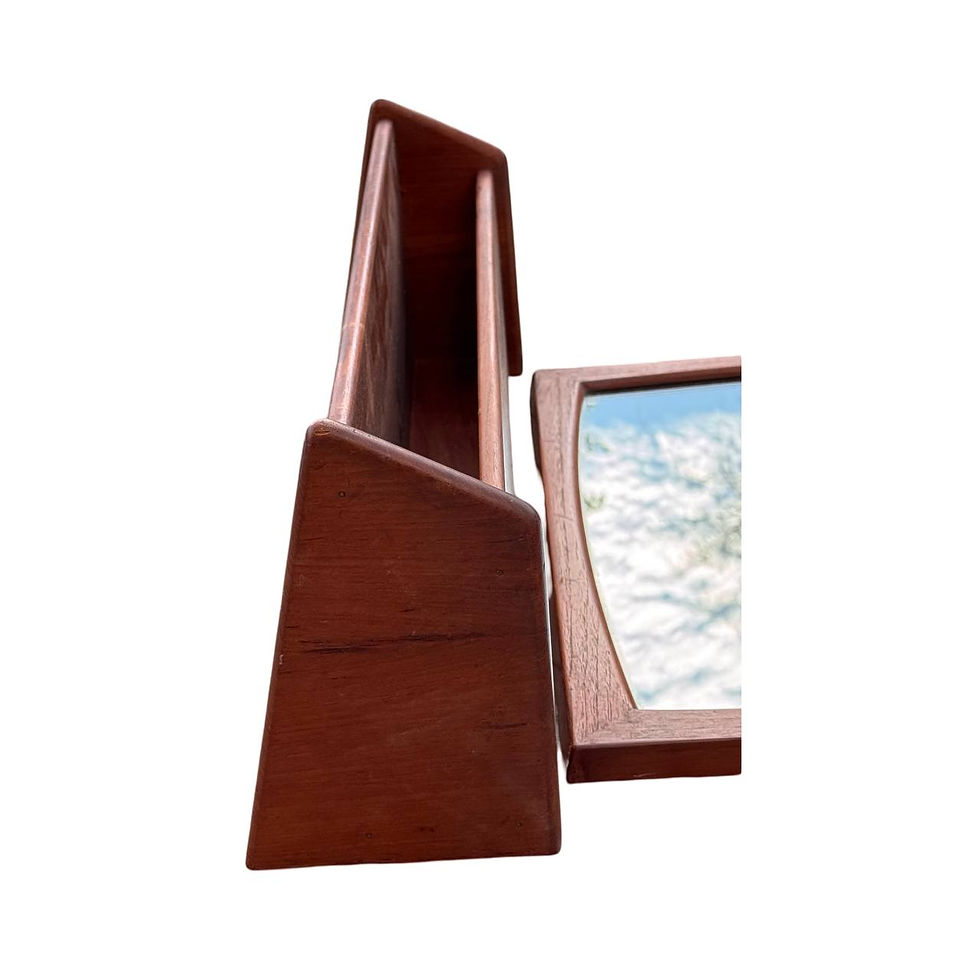 Thumbnail: Aksel Kjersgaard Wall Mirror with Shelf, Model 106