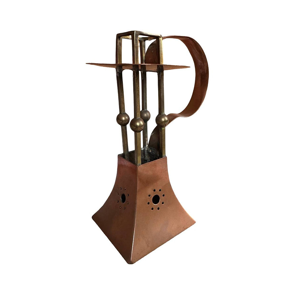 Thumbnail: Jugendstil Candle Holder by Carl Deffner, Germany, circa 1900