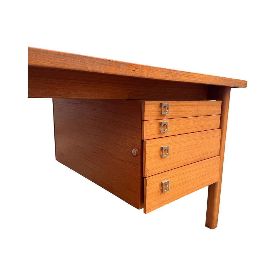 Thumbnail: Rare L-Shaped Vintage Desk by Arne Vodder for Sibast, 1960s