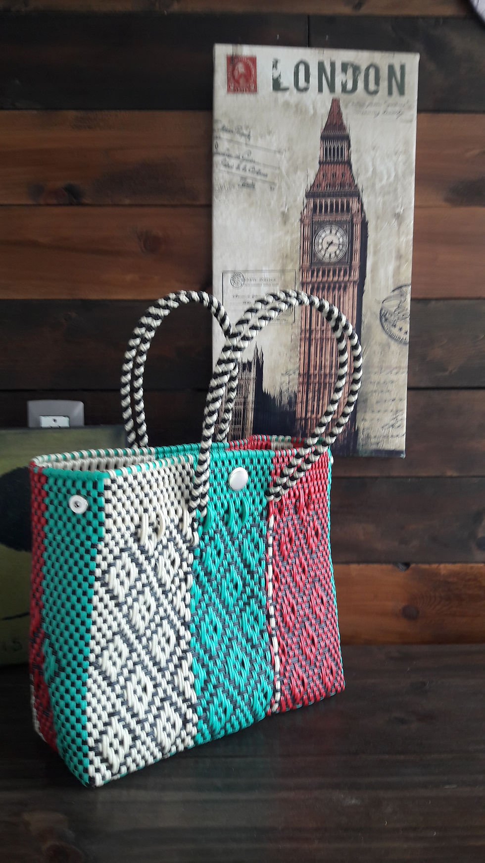Miniatura: BOLSA TEJIDA A MANO 100%MEXICANO
