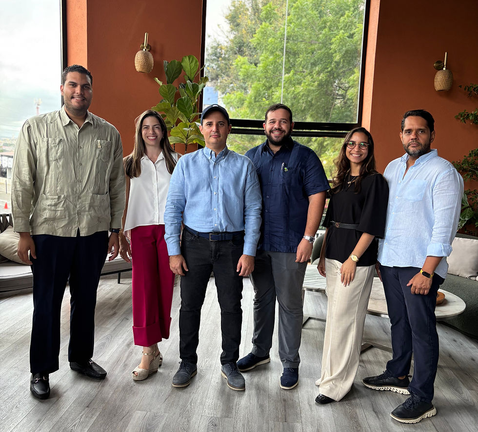Amado Jiménez, María Cistal Taveras, Enmanuel Durán, José Vega, Esther Baldera, Daniel García