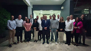 Cámara de Comercio de Santiago sostiene encuentro institucional con delegación de la Unión Europea