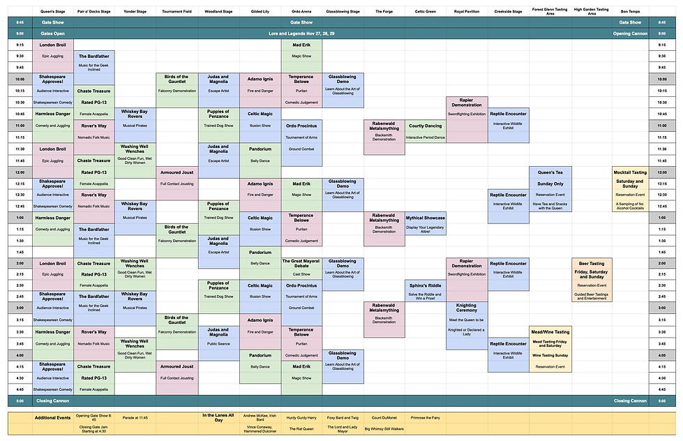LARF 2026 Schedule - Lore and Legends Nov 27, 28, and 29.jpg