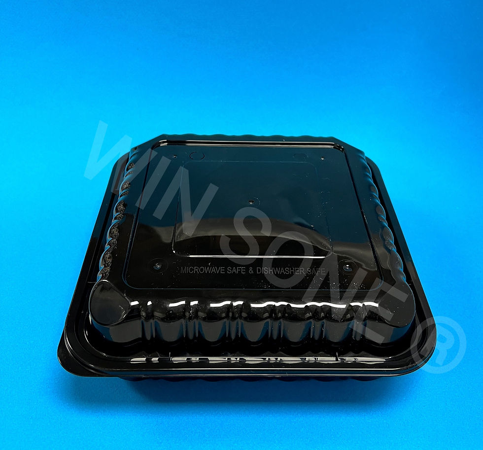 Thumbnail: Hinged 1 Compartment Container