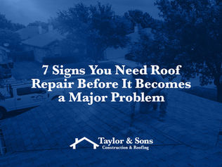 7 Signs You Need Roof Repair Before It Becomes a Major Problem