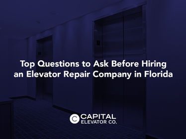 Top Questions to Ask Before Hiring an Elevator Repair Company in Florida