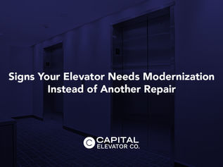 Signs Your Elevator Needs Modernization Instead of Another Repair