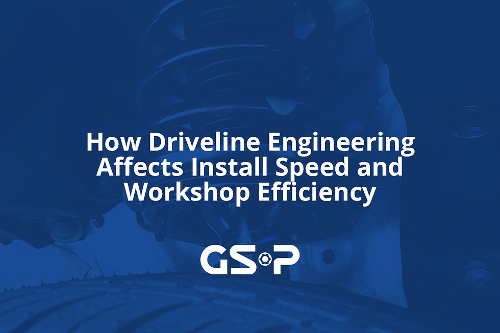 How Driveline Engineering Affects Install Speed and Workshop Efficiency