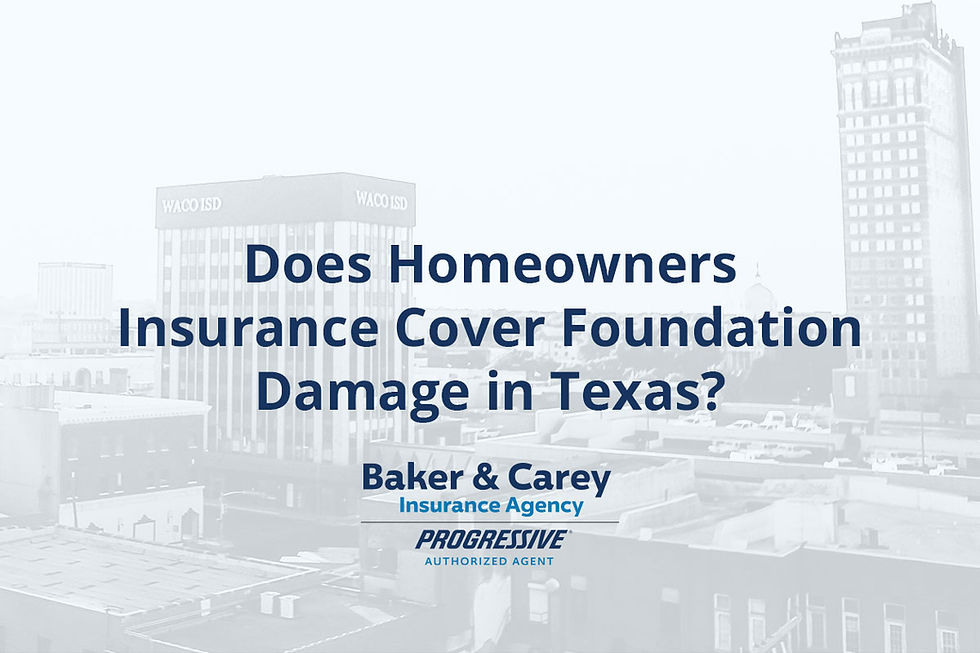 Does Homeowners Insurance Cover Foundation Damage in Texas?