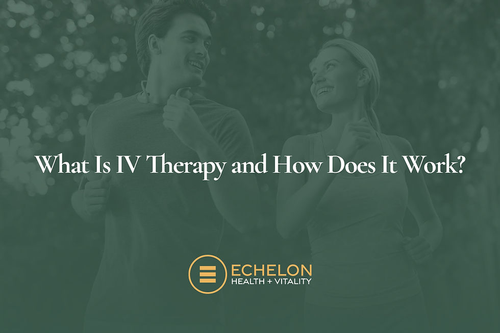 What Is IV Therapy and How Does It Work?