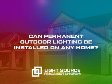 Can Permanent Outdoor Lighting Be Installed on Any Home?