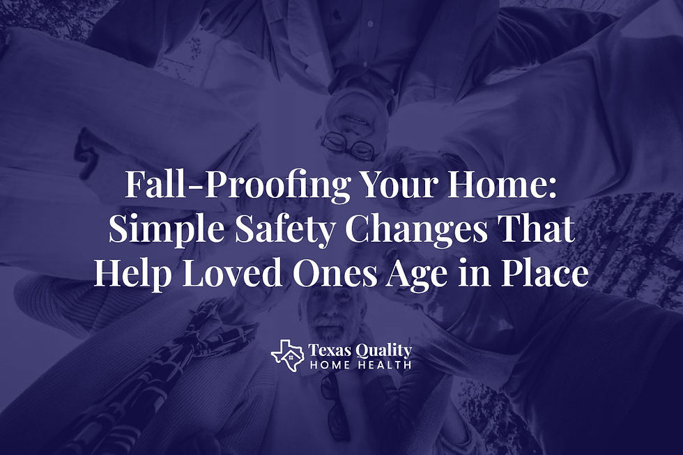 Fall-Proofing Your Home: Simple Safety Changes That Help Loved Ones Age in Place