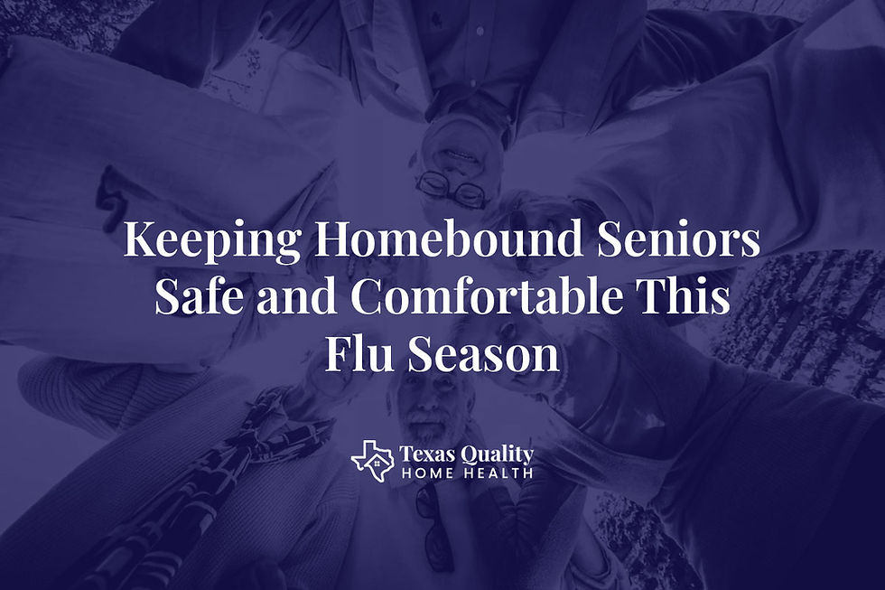 Keeping Homebound Seniors Safe and Comfortable This Flu Season