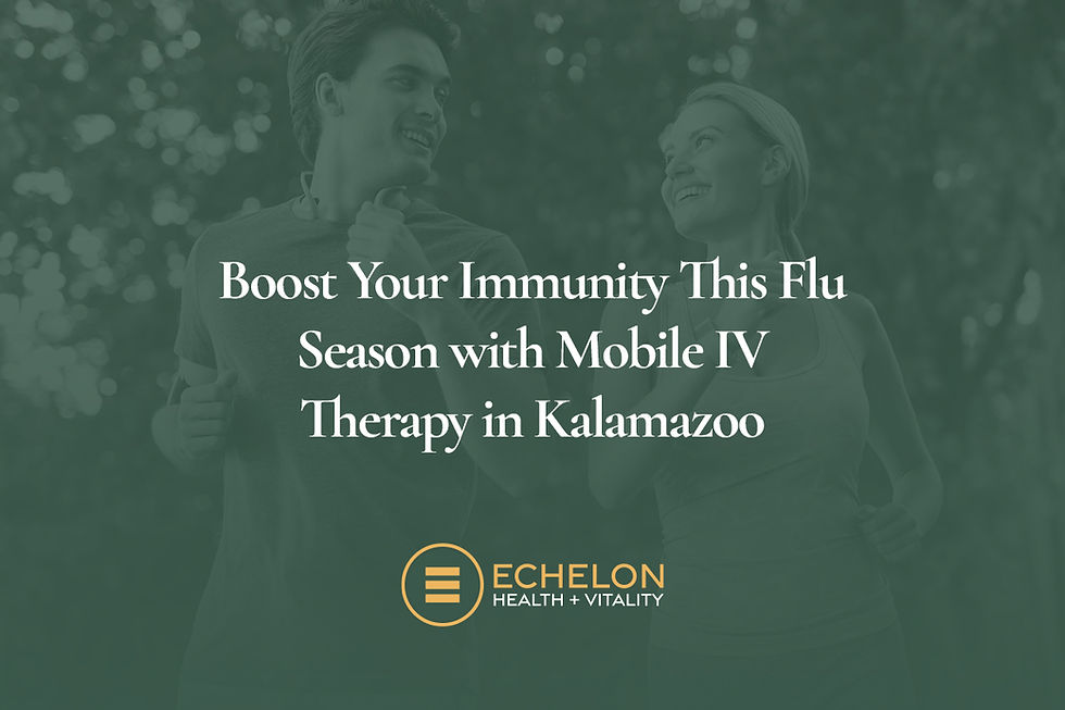 Boost Your Immunity This Flu Season with Mobile IV Therapy in Kalamazoo