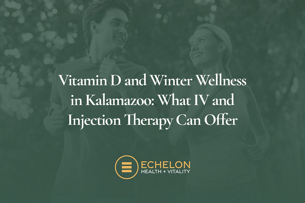 Vitamin D and Winter Wellness in Kalamazoo: What IV and Injection Therapy Can Offer