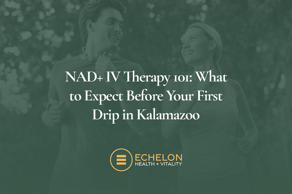 NAD+ IV Therapy 101: What to Expect Before Your First Drip in Kalamazoo
