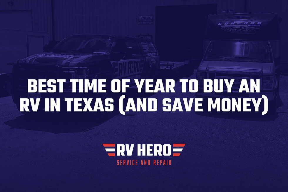 Best Time of Year to Buy an RV in Texas (And Save Money)