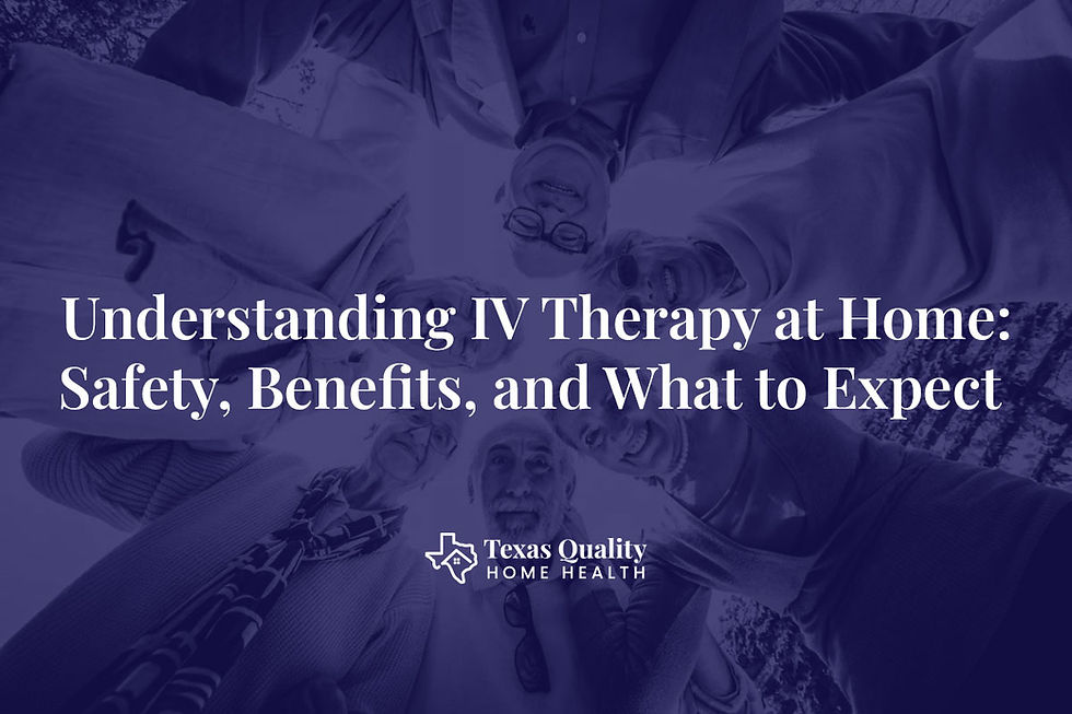 Understanding IV Therapy at Home: Safety, Benefits, and What to Expect