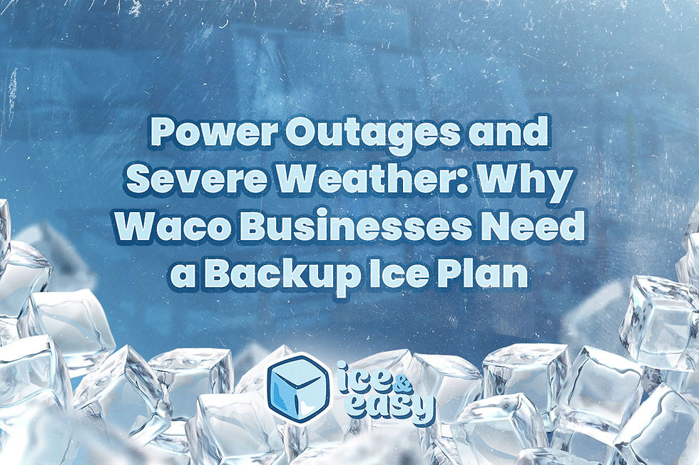 Power Outages and Severe Weather: Why Waco Businesses Need a Backup Ice Plan