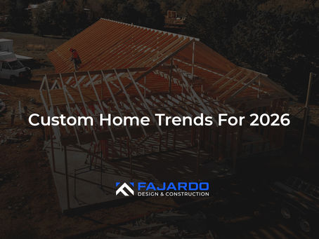 Custom Home Trends For 2026