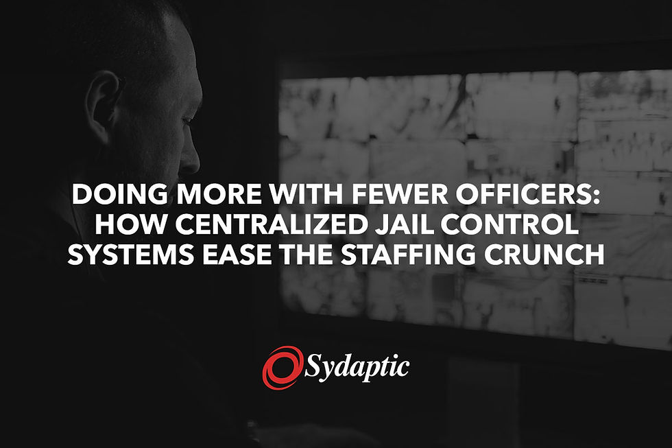 Doing More With Fewer Officers: How Centralized Jail Control Systems Ease the Staffing Crunch