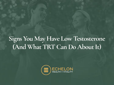 Signs You May Have Low Testosterone (And What TRT Can Do About It)