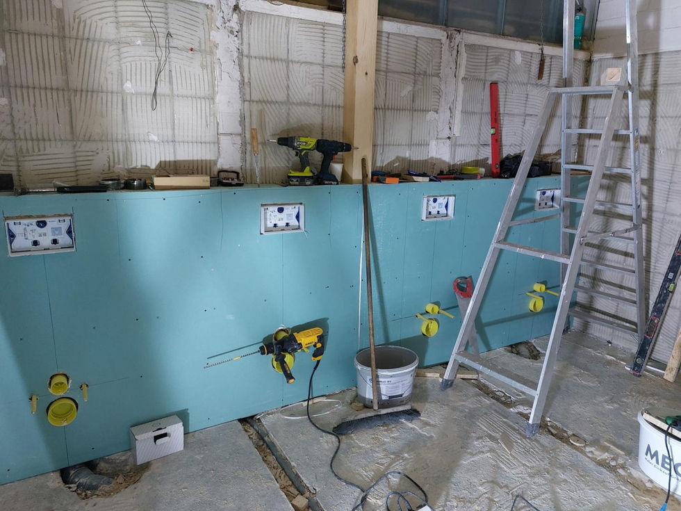 #Trockenbau, #WC, #Renovierung