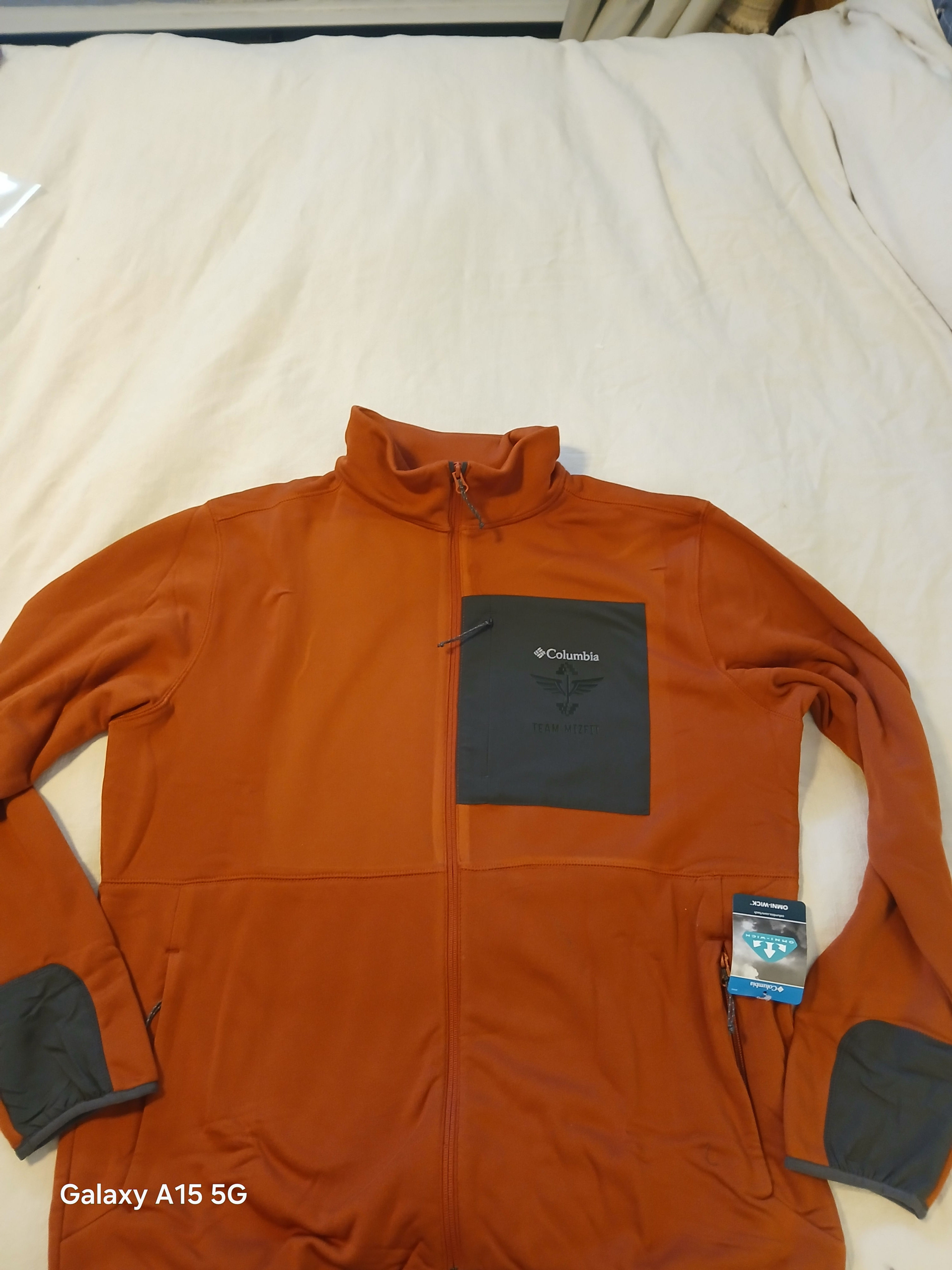 Men's Colombia hike full zip jacket XL