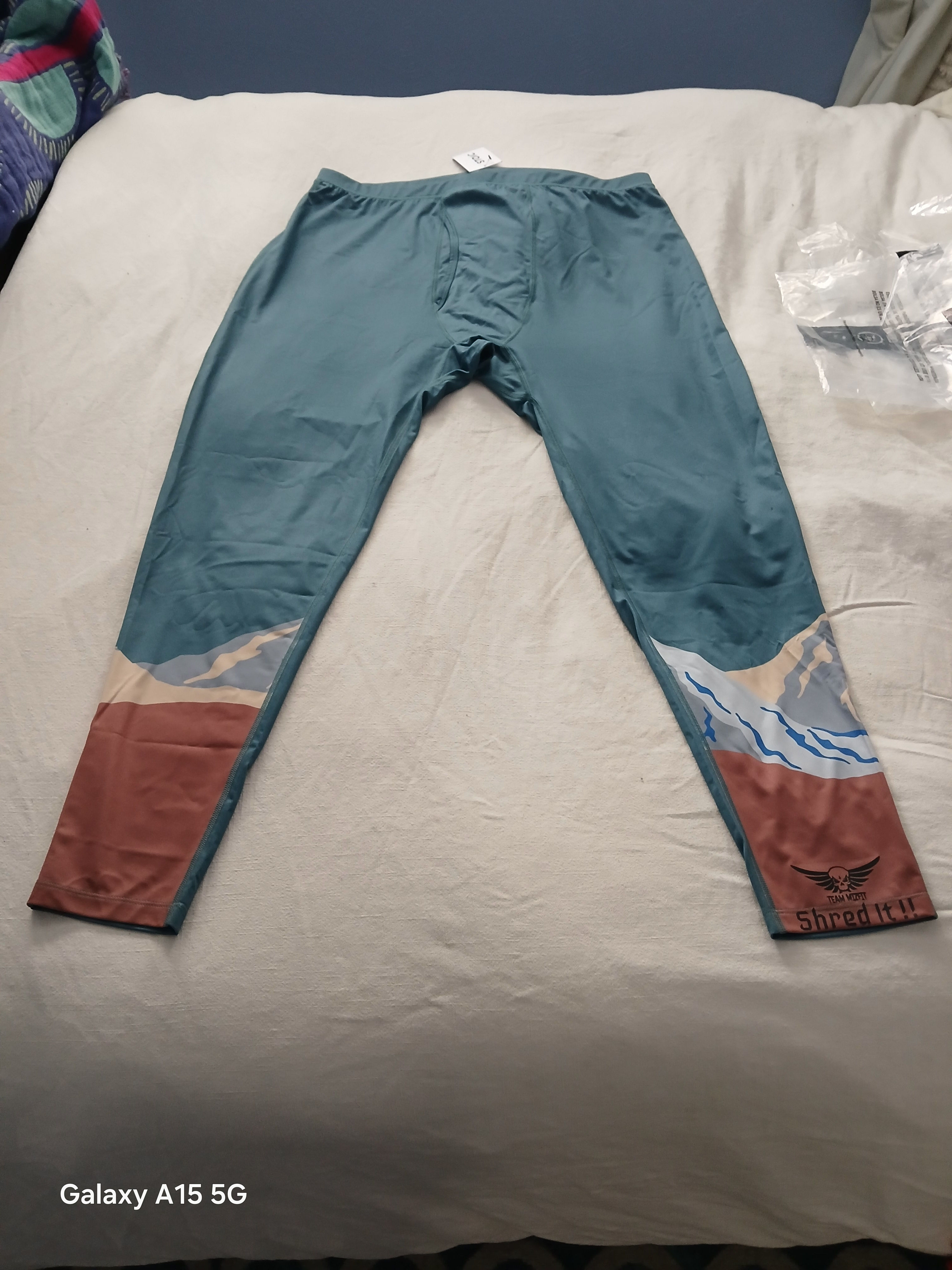 Men's Stoic lightweight poly baselayer bottoms XXL Pebble Peak