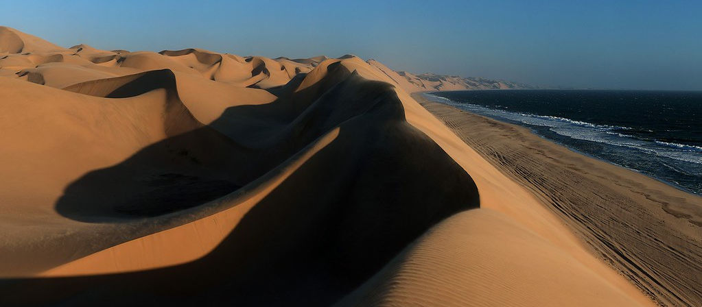 Dunes close to ocean