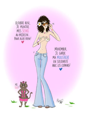 [À poil(s) pour la bonne cause !]
Octobre Rose & Movember par PépitaS©