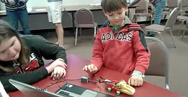Lego robots and fun at CMAS