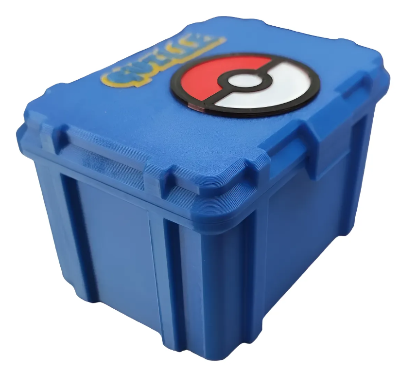 Miniatura: Caja Estuche Porta Cartas Pokémon Personalizado Con Nombre