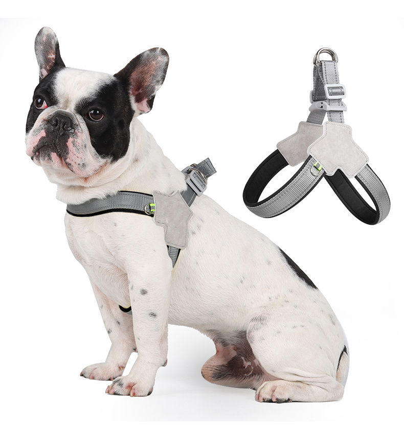 Thumbnail: Reflective Pet Dog Harness For Small Medium Dogs Cat No Pull Vest Harnesses Pupp