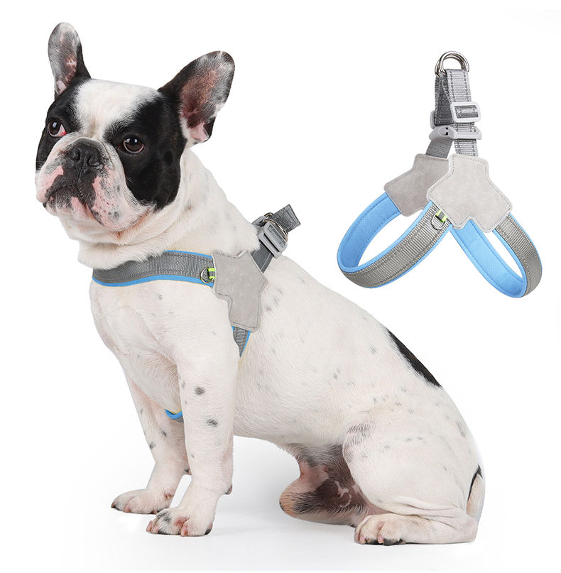 Thumbnail: Reflective Pet Dog Harness For Small Medium Dogs Cat No Pull Vest Harnesses Pupp