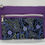 Thumbnail: Stunning Indigenous cotton fabric complimented by Purple Passion faux leather