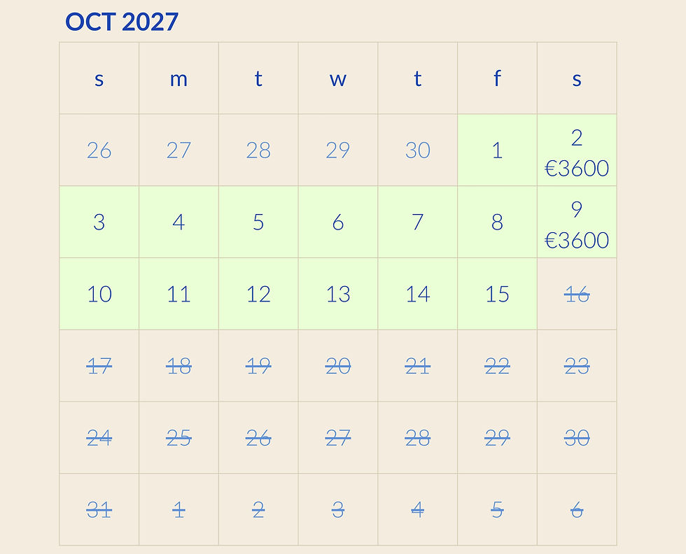 October