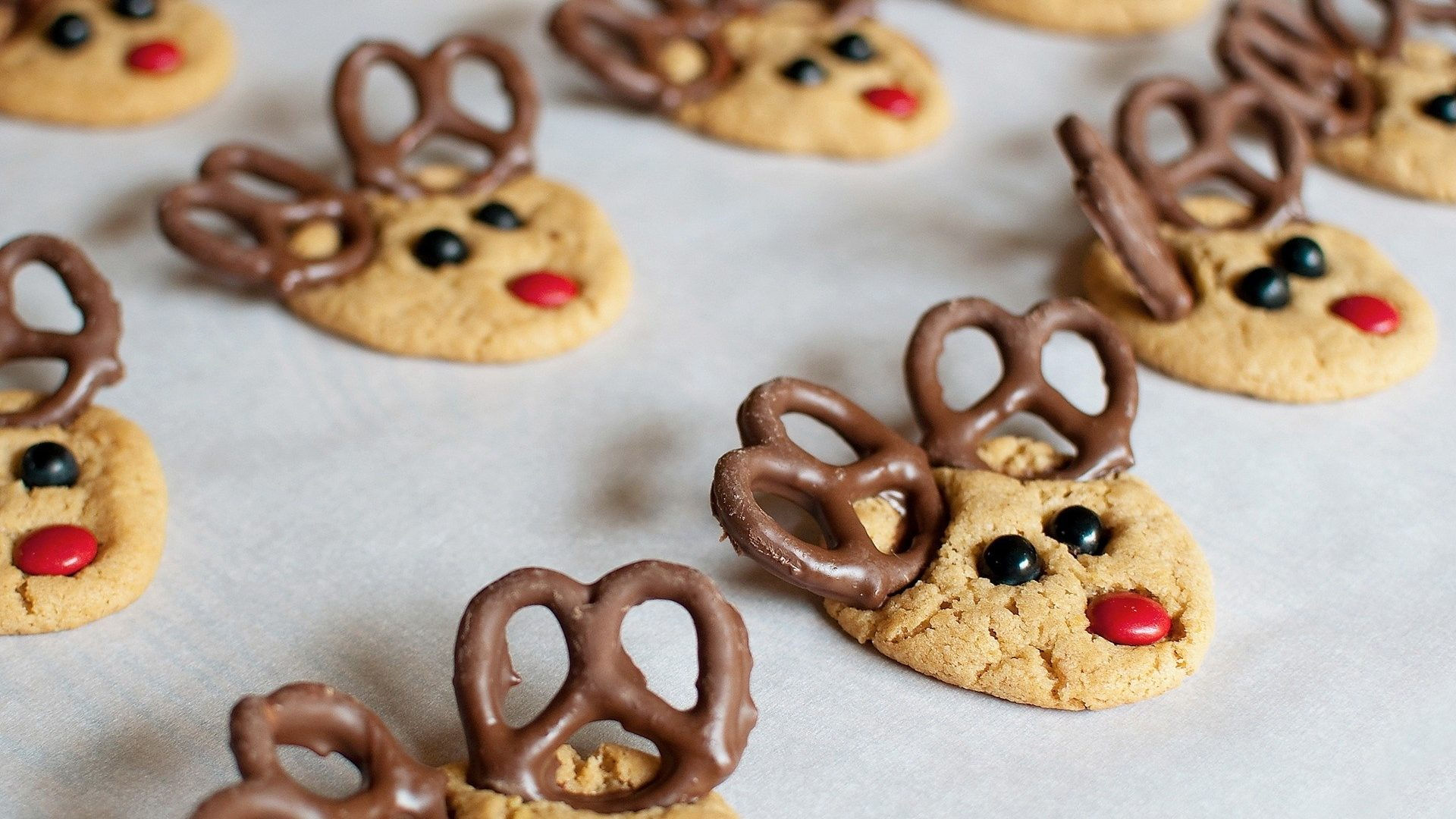 Christmas raindeer cookies