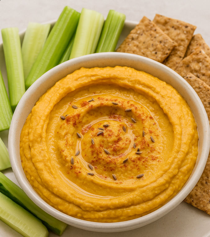 Bean Free Pumpkin Hummus