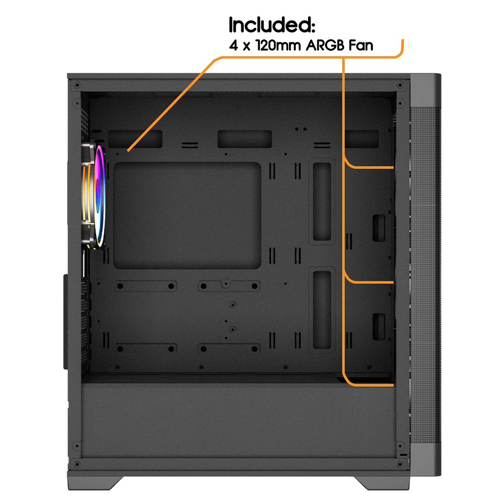Thumbnail: Vida Zephyr V2 | PC Case | Black