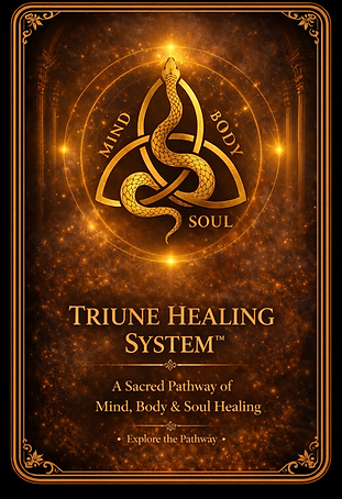 Triune Healing System -. A Sacred pathway of Mind, Body & Soul Healing. A CTA button to join the course
